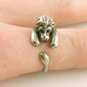 Animal Wrap Ring - Silver Lion